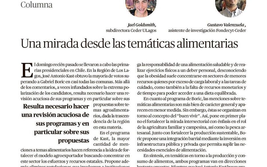 Columna de opinión. Dra. Jael Goldsmith